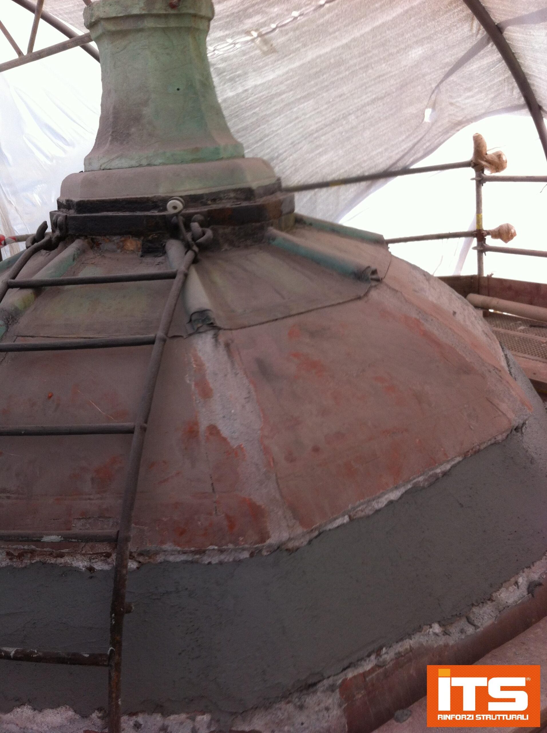 Cupola Cattedrale di San Lorenzo — Genova — fotografia di cantiere 14